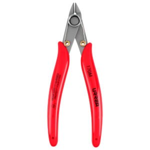 6 Pza Pinza para electrónica con mango rubber grip de 5-1/8" corte al ras 22° Urrea