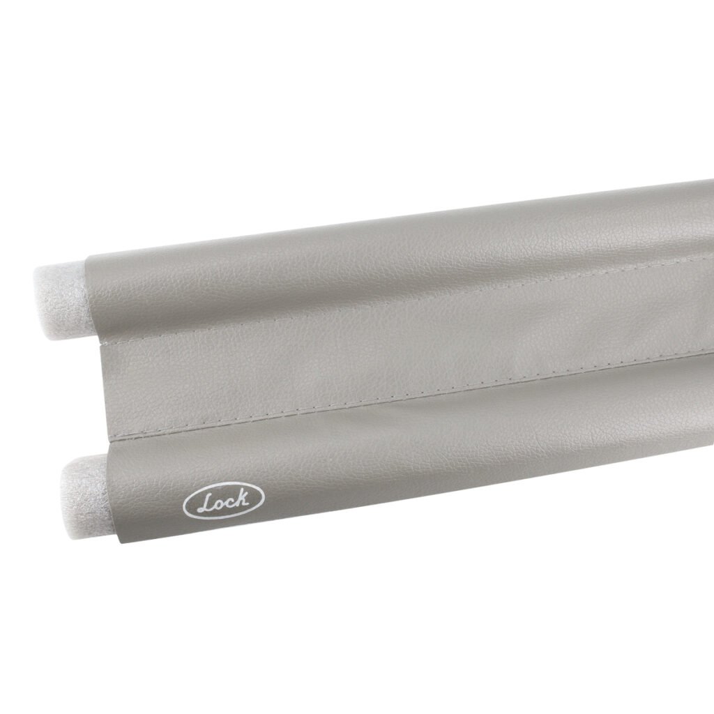 12 Pza Guardapolvo foam con cubierta PVC gris 95 cm Lock