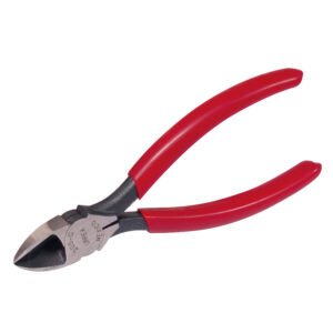 6 Pza Pinza para electricista con mango rubber grip de 5-13/32" corte diagonal Urrea