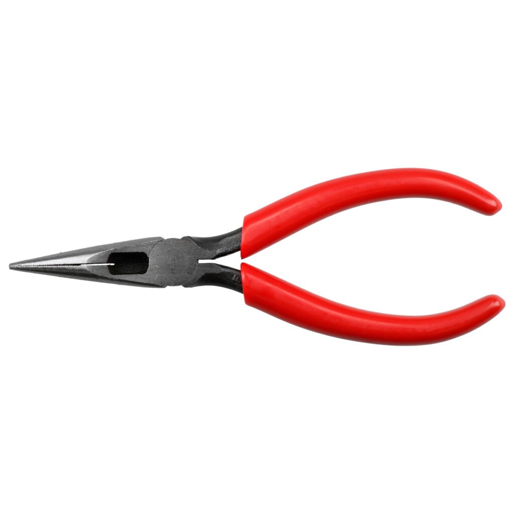 6 Pza Pinza para electricista con mango rubber grip de 6-5/8" con punta larga Urrea