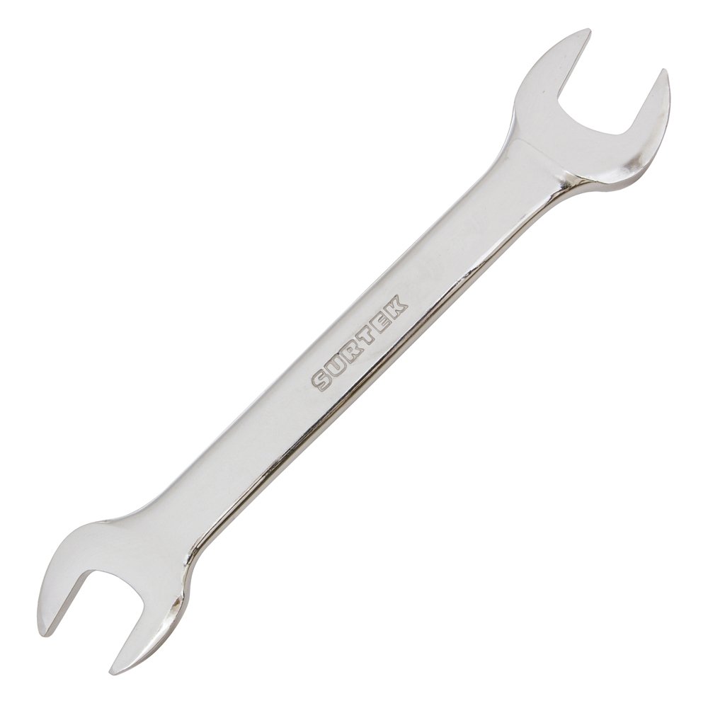 6 Pza Llave española pulido espejo en pulgadas, 11/16" x 3/4" Surtek
