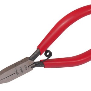 3 Pza Pinza para electrónica con mango rubber grip de 4-3/4" plana lisa Urrea