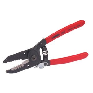 3 Pza Pinza pelacable con mango air cushion 10-20 AWG de 6-3/4" alta palanca con seguro Urrea