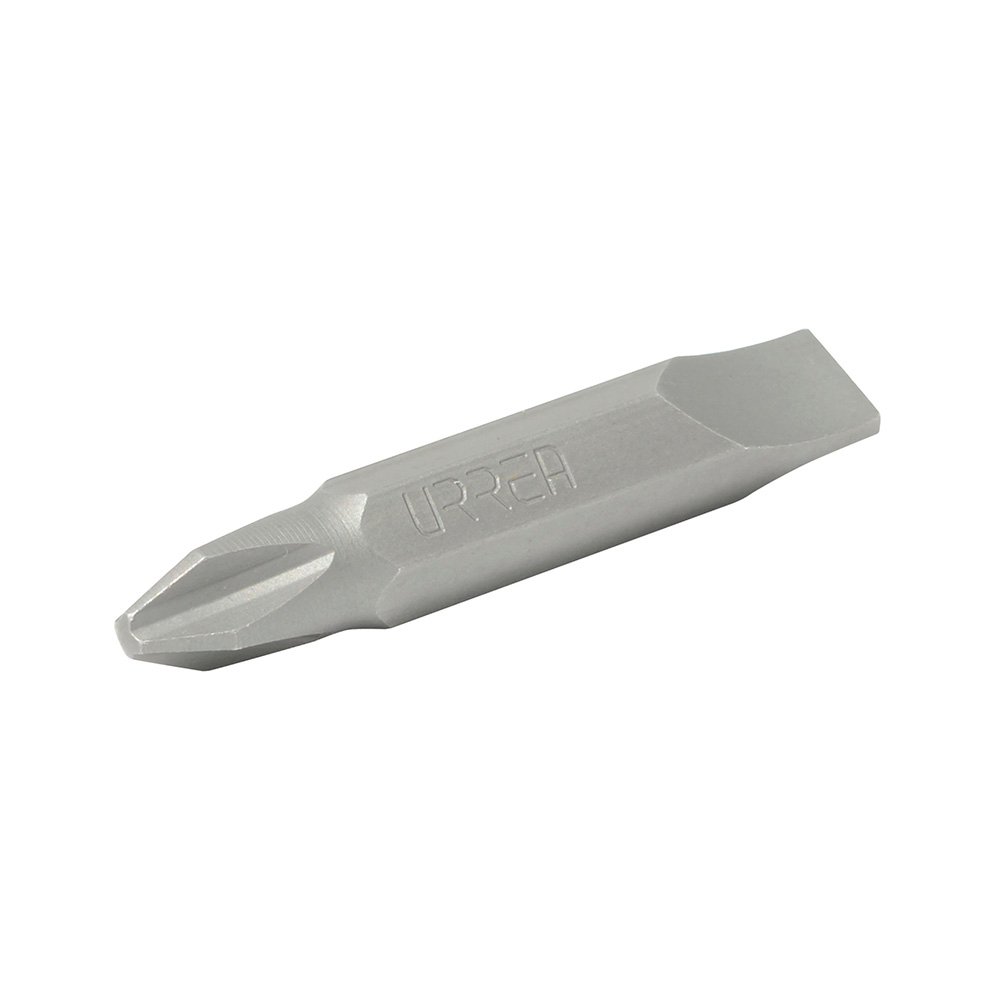 10 Pza Punta doble intercambiable Phillips #2 y plana 8-10" para destornillador hexágono de 1/4" Urrea