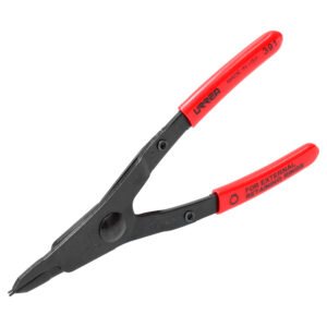 3 Pza Pinza para anillos de retención con mango rubber grip fijas tipo externo ángulo de 0° Urrea