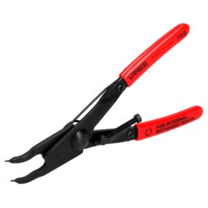 3 Pza Pinza para anillos de retención con mango rubber grip fijas tipo interno ángulo de 45° Urrea