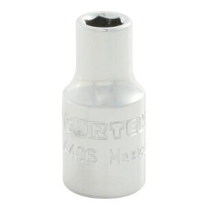 6 Pza Dado cuadro de 1/4", 6 puntas, en pulgadas, 3/16" Surtek