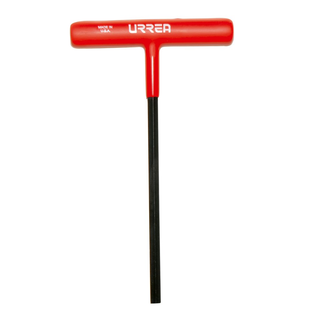 2 Pza Llave hexagonal corta tipo "T" ergonómica en pulgadas, 5/16" Urrea