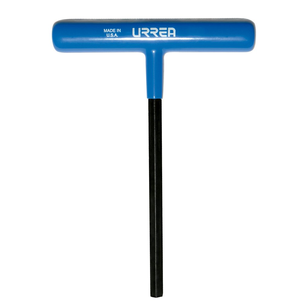 2 Pza Llave hexagonal corta tipo "T" ergonómica métrica, 9 mm Urrea