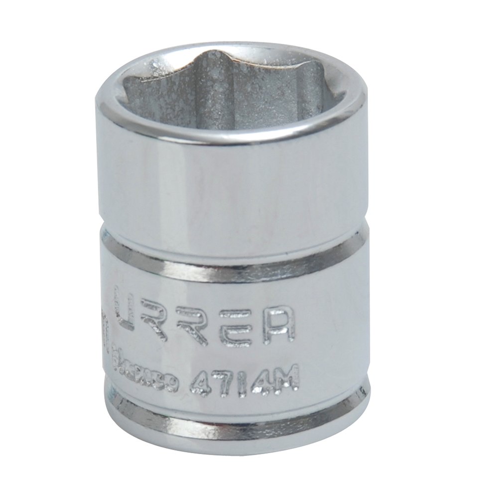 6 Pza Dado cuadro de 1/4", 6 puntas, métrico, 14 mm Urrea