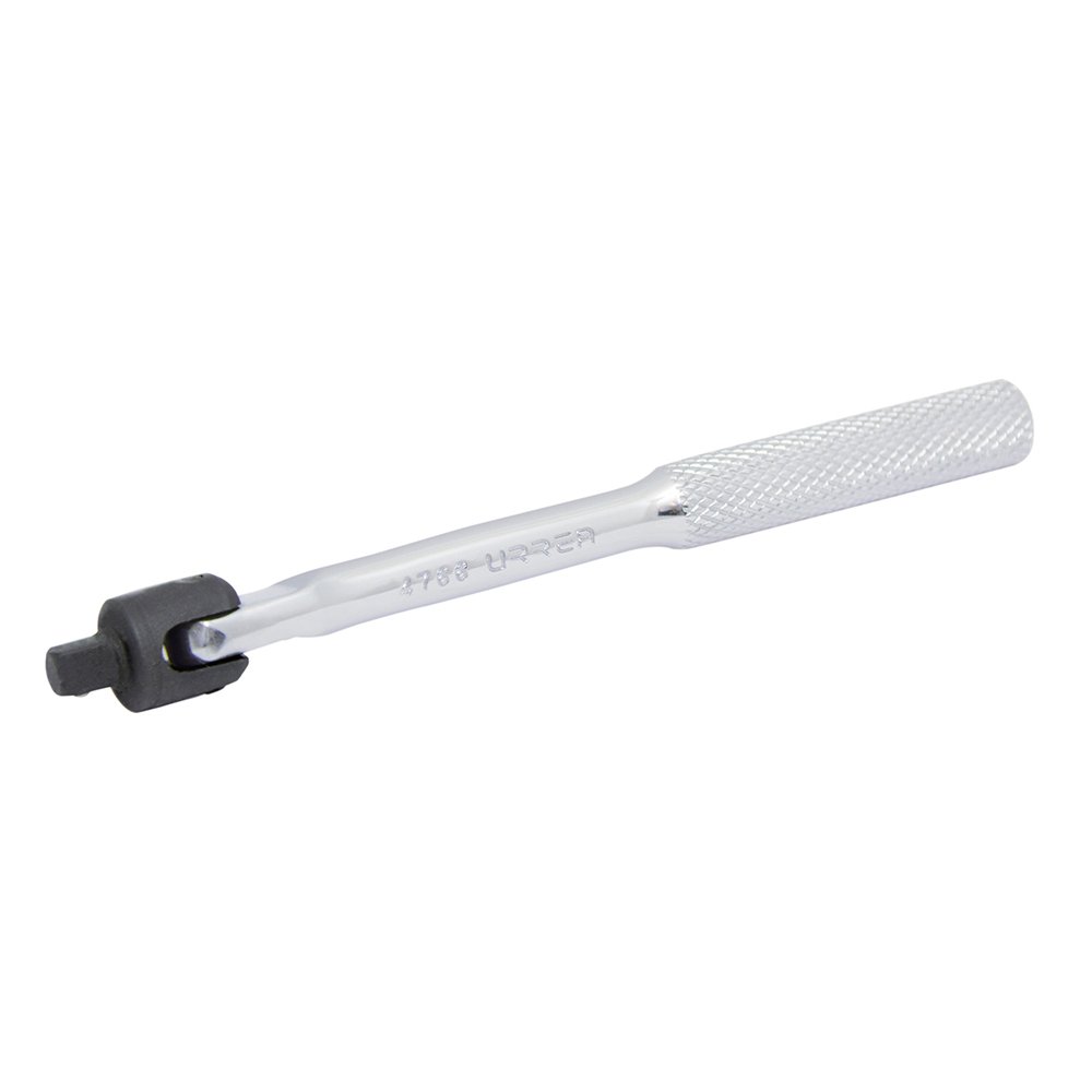 6 Pza Mango articulado cromado para dado cuadro de 1/4", 13/16" Urrea