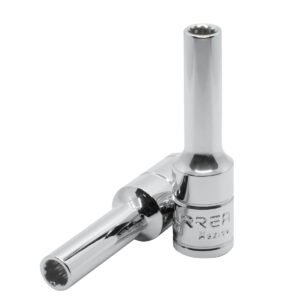 6 Pza Dado largo cuadro de 3/8", 6 puntas, métrico, 8 mm Urrea