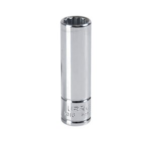6 Pza Dado largo cuadro de 3/8", 12 puntas, en pulgadas, 1/2" Urrea