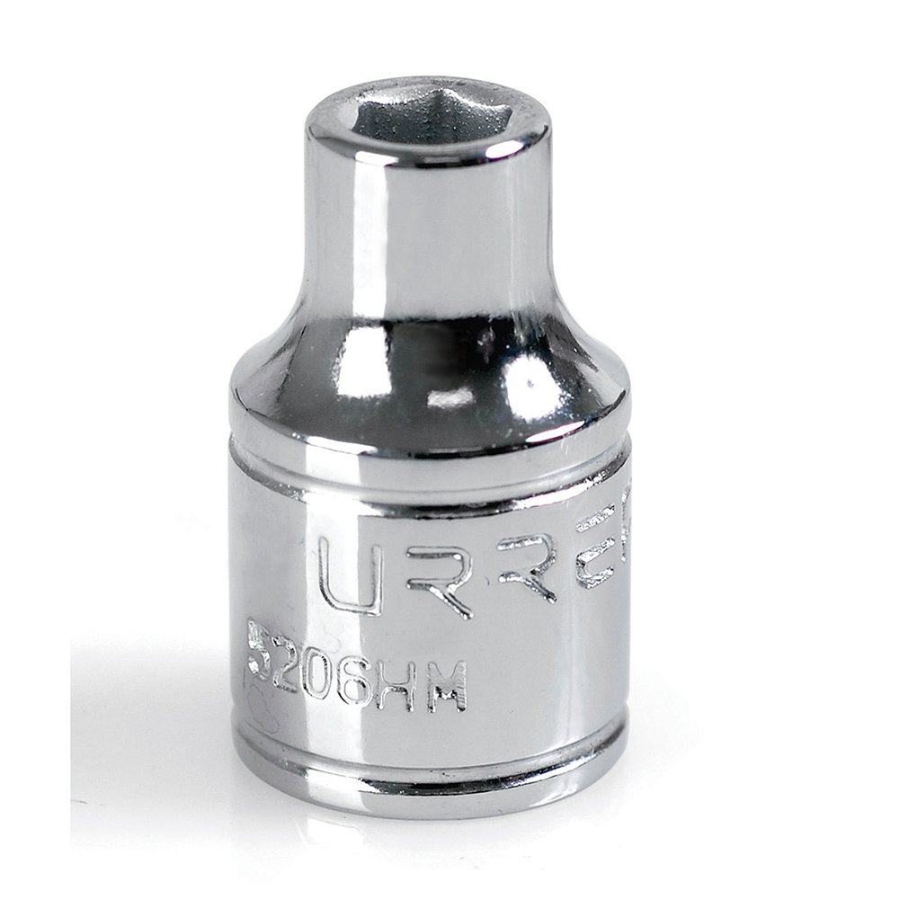 6 Pza Dado cuadro de 3/8", 6 puntas, métrico, 6 mm Urrea