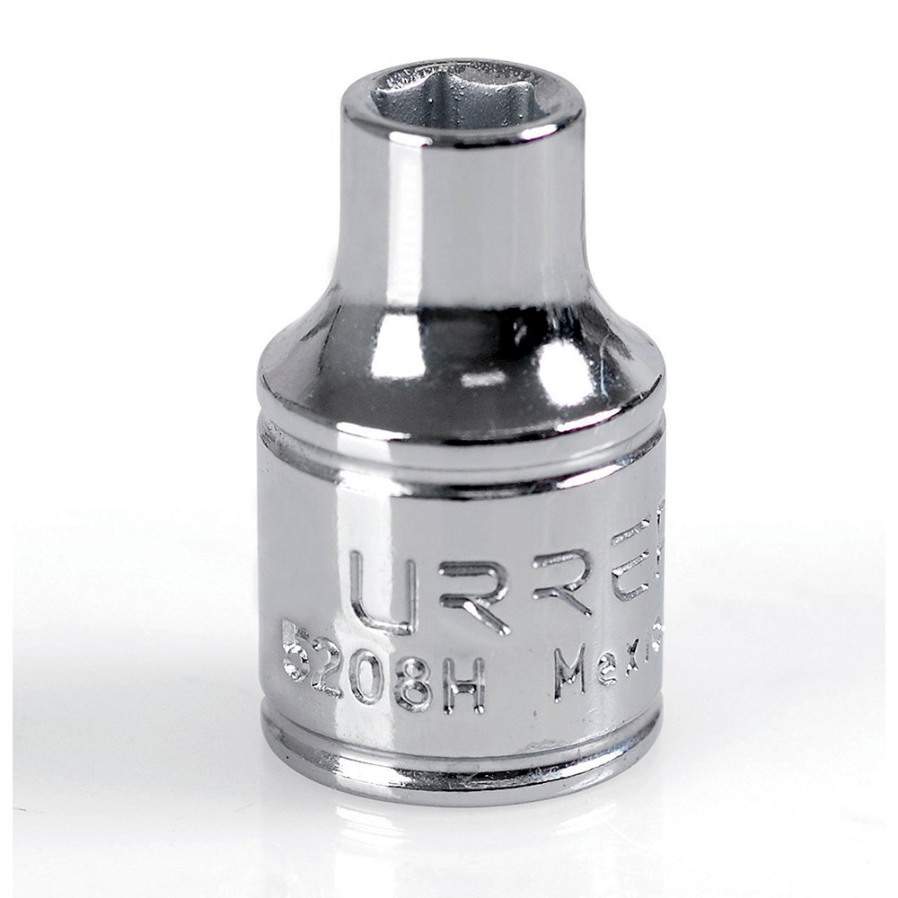 6 Pza Dado cuadro de 3/8", 6 puntas, en pulgadas, 1/4" Urrea