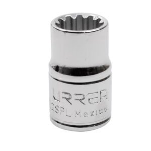 Dado Spline cuadro de 3/8", #12 Urrea