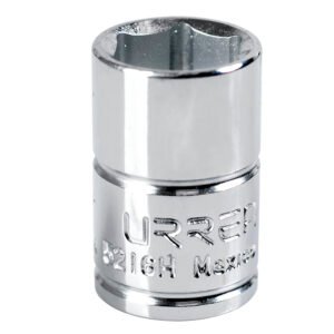 6 Pza Dado cuadro de 3/8", 6 puntas, en pulgadas, 1/2" Urrea