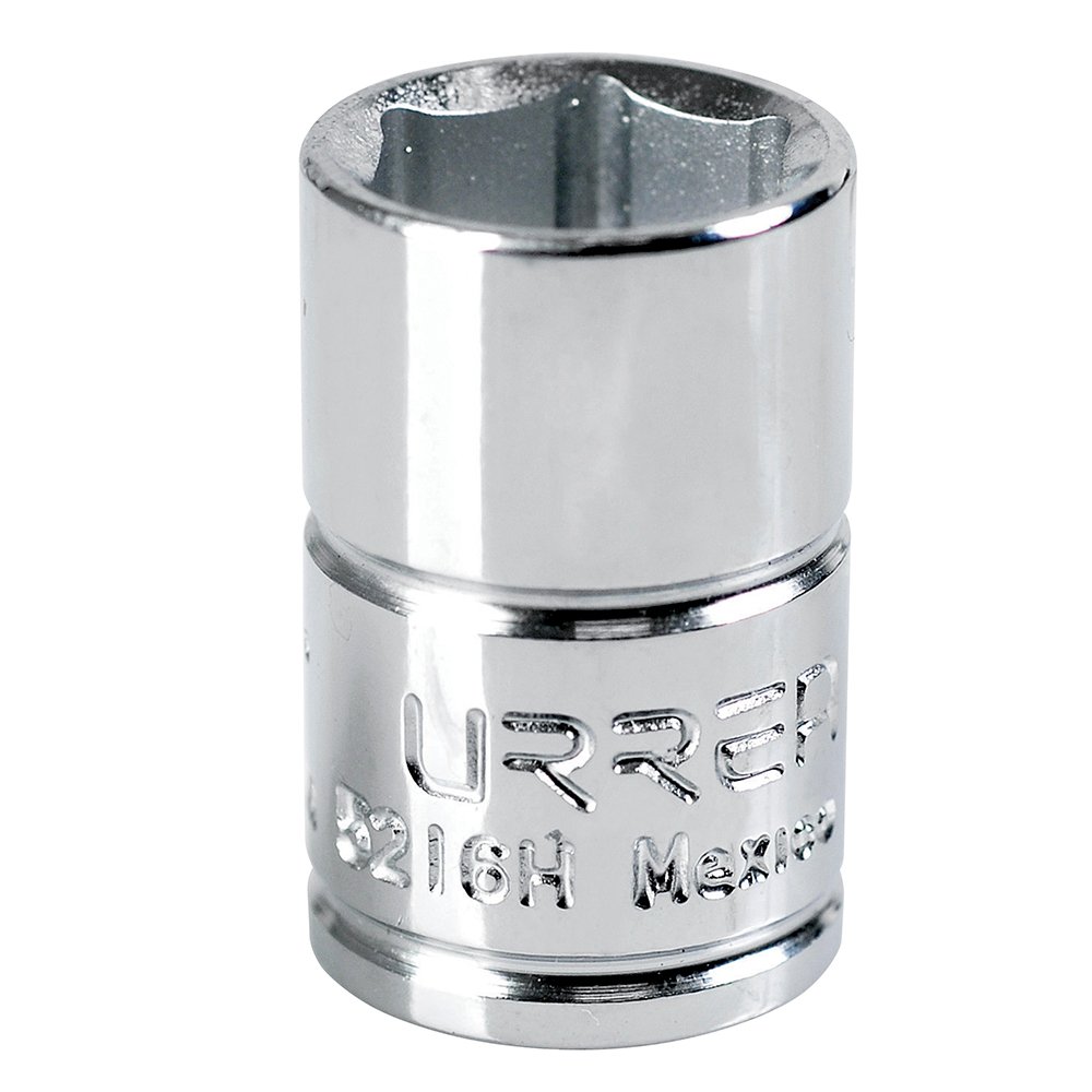 6 Pza Dado cuadro de 3/8", 6 puntas, en pulgadas, 1/2" Urrea