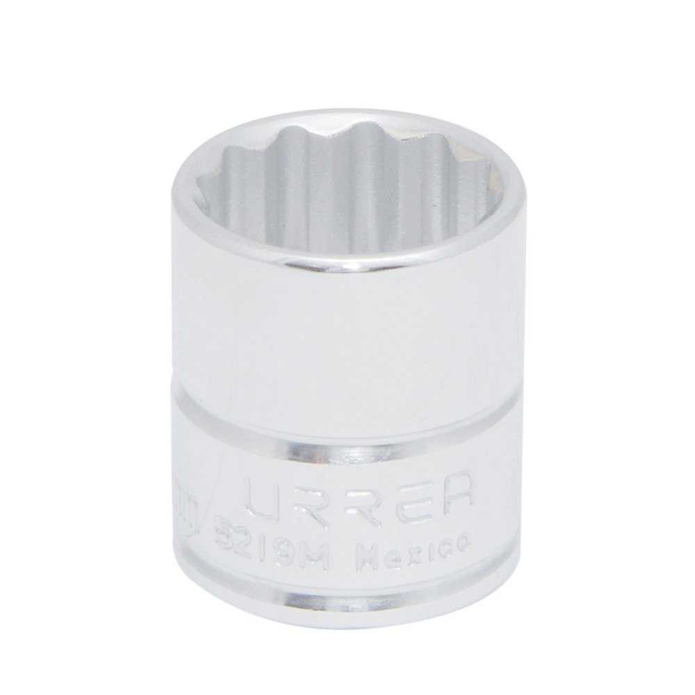 6 Pza Dado cuadro de 3/8", 12 puntas, métrico, 16 mm Urrea