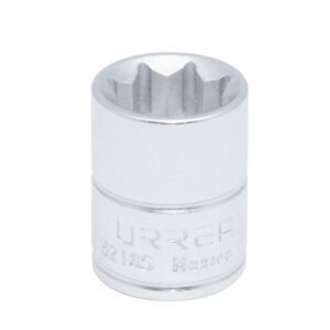 6 Pza Dado cuadro de 3/8", 8 puntas, en pulgadas, 1/2" Urrea