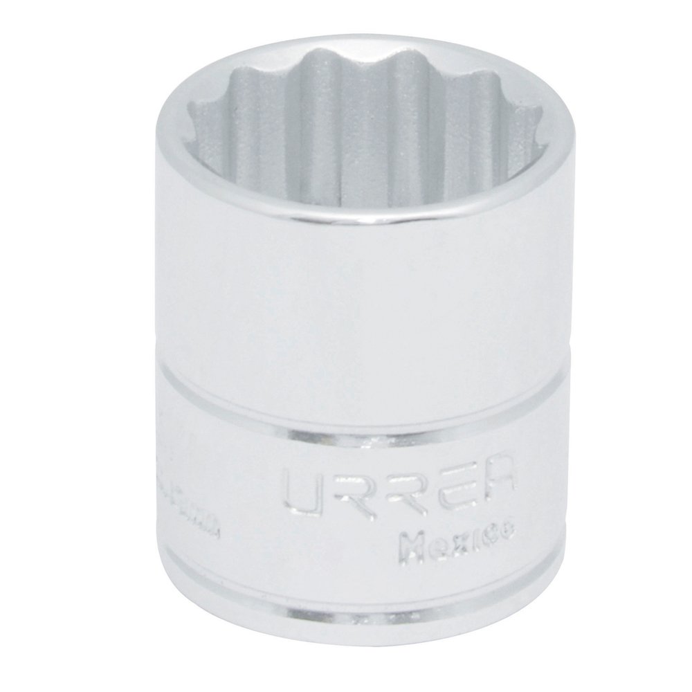 6 Pza Dado cuadro de 3/8", 12 puntas, en pulgadas, 9/16" Urrea