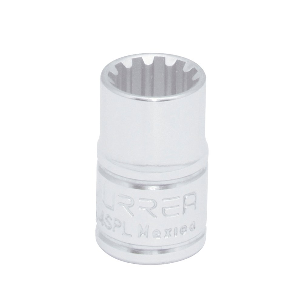 6 Pza Dado Spline cuadro de 3/8", #18 Urrea