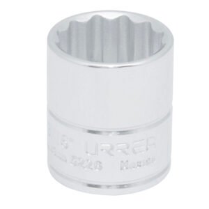 6 Pza Dado cuadro de 3/8", 12 puntas, en pulgadas, 13/16" Urrea