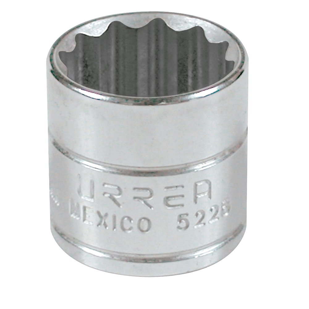 6 Pza Dado cuadro de 3/8", 12 puntas, en pulgadas, 7/8" Urrea
