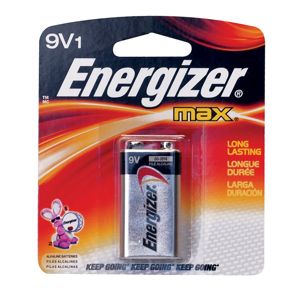 12 Pza Pila alcalina Energizer® "9V" Surtek