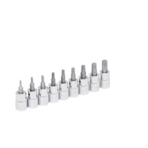 Juego de dados con punta torx cuadro de 3/8", 9 piezas Urrea