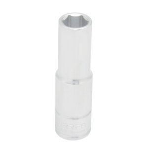 6 Pza Dado largo cuadro de 1/2", 6 puntas, en pulgadas, 3/8" Urrea