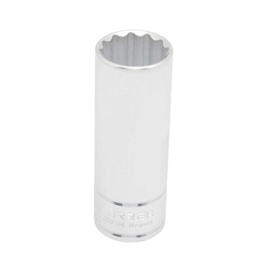 6 Pza Dado largo cuadro de 1/2", 12 puntas, métrico, 21 mm Urrea