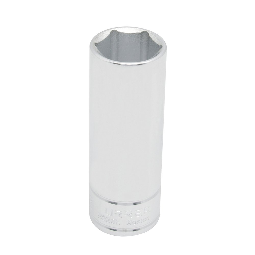 6 Pza Dado largo cuadro de 1/2", 6 puntas, en pulgadas, 7/8" Urrea