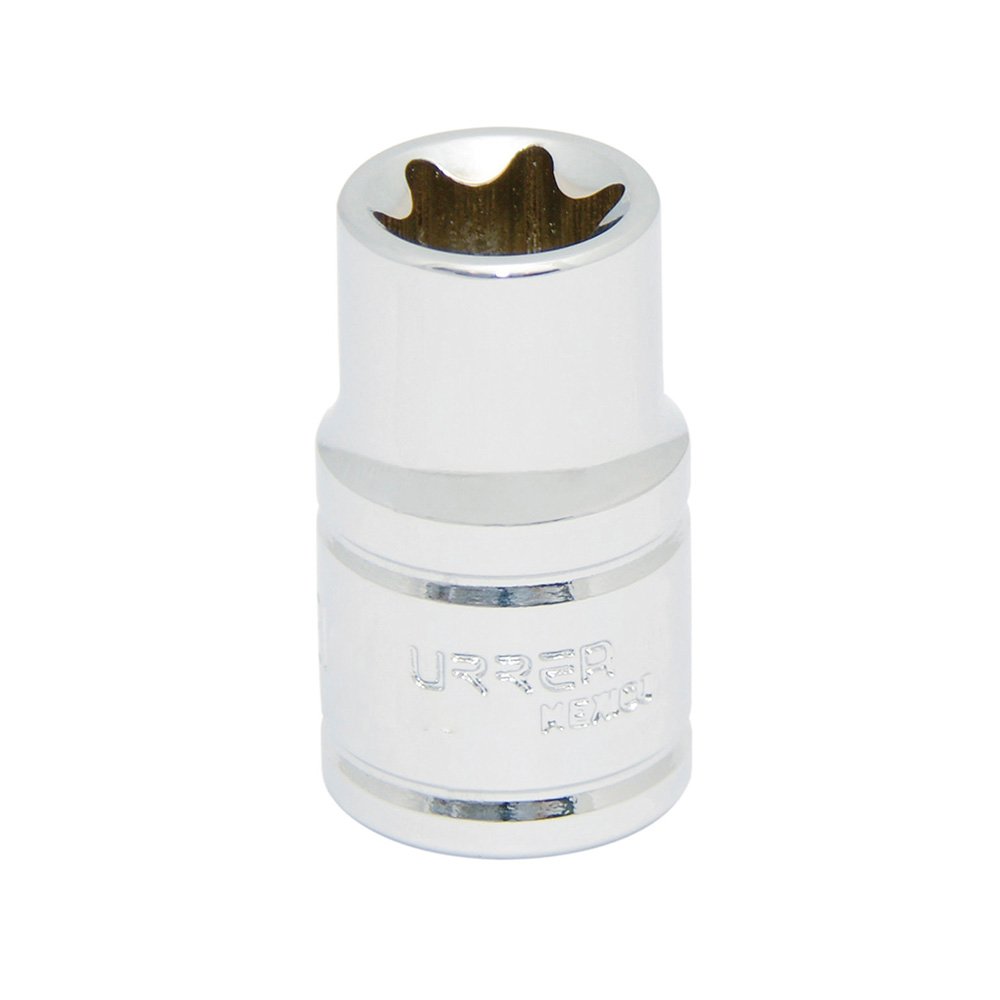 6 Pza Dado torx hembra cuadro de 1/2", E12 Urrea