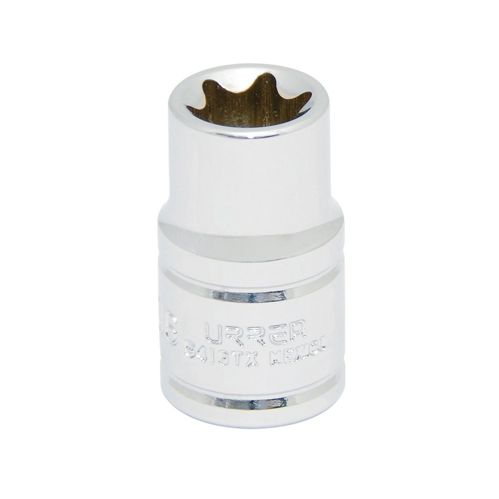 6 Pza Dado torx hembra cuadro de 1/2", E16 Urrea