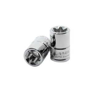 6 Pza Dado torx hembra cuadro de 1/2", E20 Urrea