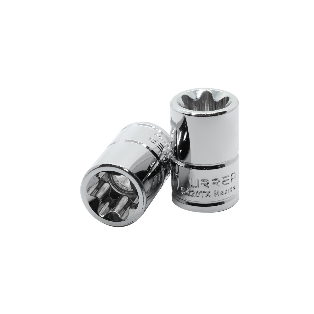6 Pza Dado torx hembra cuadro de 1/2", E20 Urrea