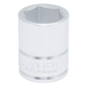 6 Pza Dado cuadro de 1/2", 6 puntas, métrico, 22 mm Urrea