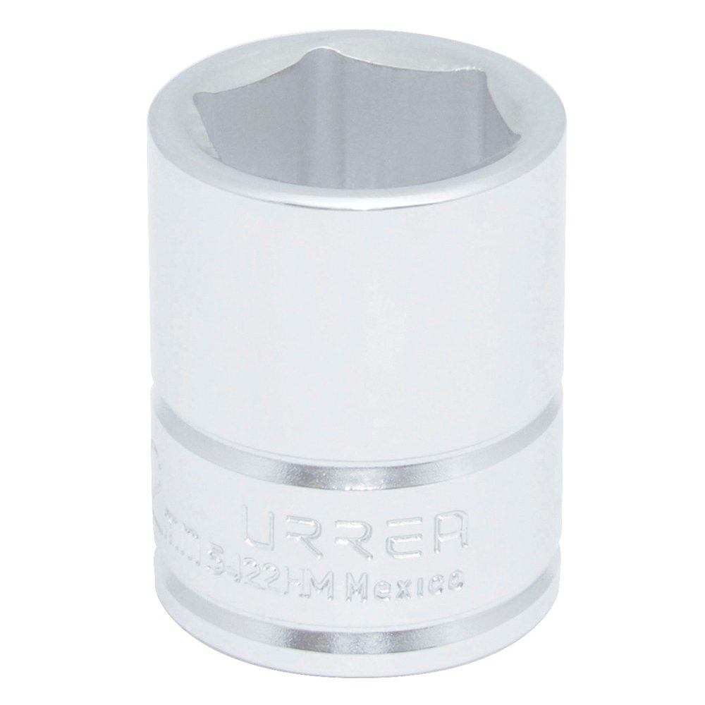 6 Pza Dado cuadro de 1/2", 6 puntas, métrico, 22 mm Urrea