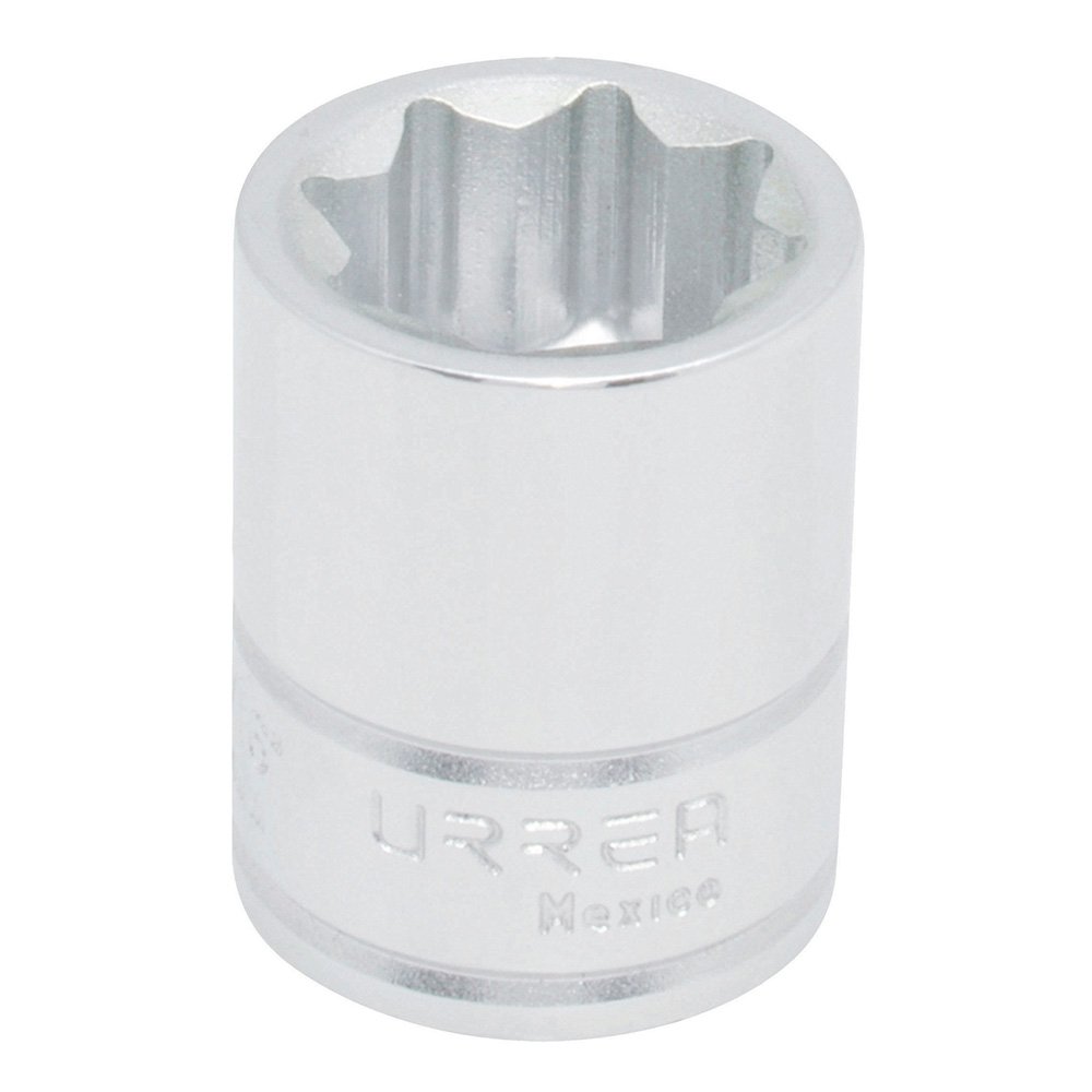 6 Pza Dado cuadro de 1/2", 8 puntas, en pulgadas, 3/4" Urrea