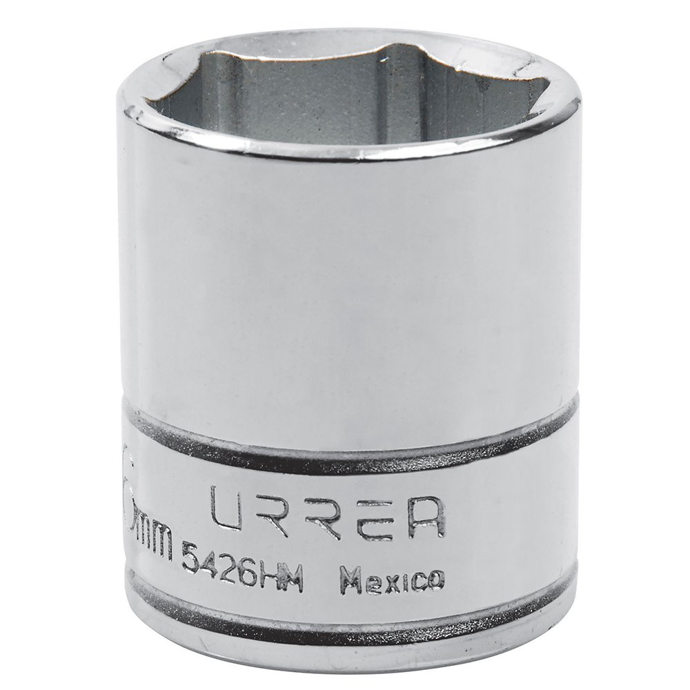 6 Pza Dado cuadro de 1/2", 6 puntas, métrico, 26 mm Urrea
