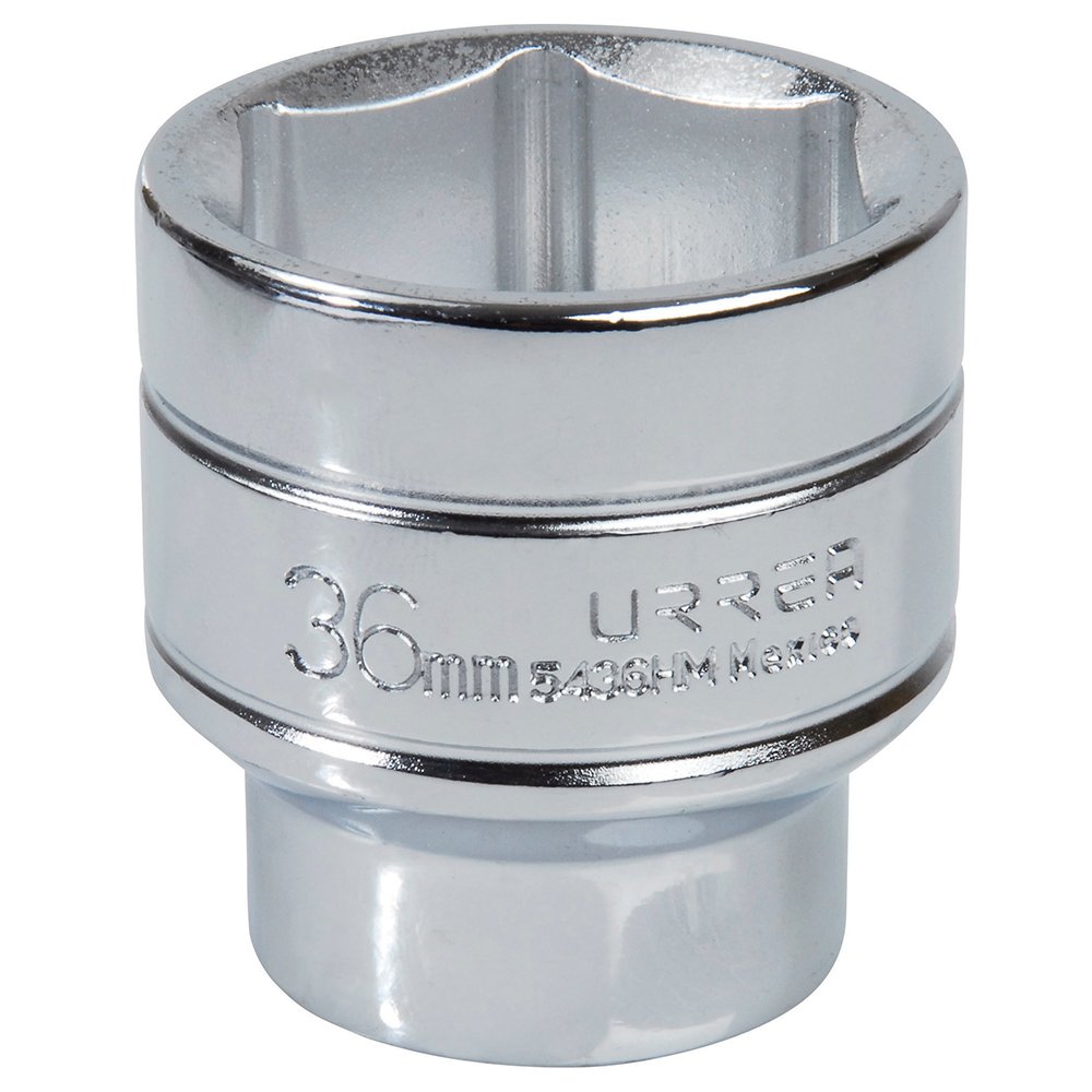 6 Pza Dado cuadro de 1/2", 6 puntas, métrico, 36 mm Urrea