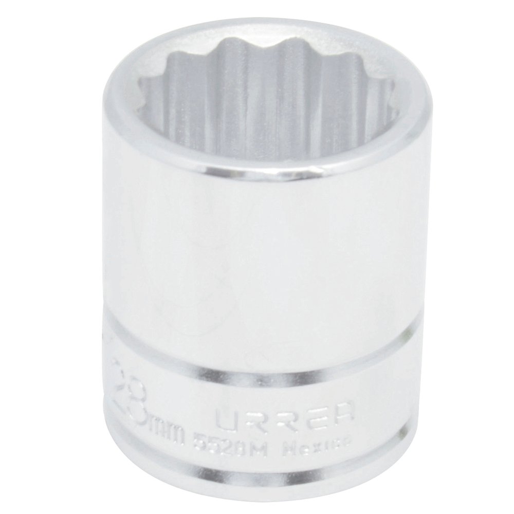 6 Pza Dado cuadro de 3/4", 12 puntas, métrico, 26 mm Urrea