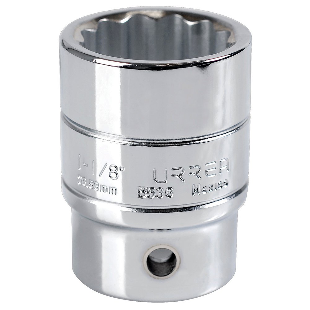 6 Pza Dado cuadro de 3/4", 12 puntas, en pulgadas, 1-1/8" Urrea