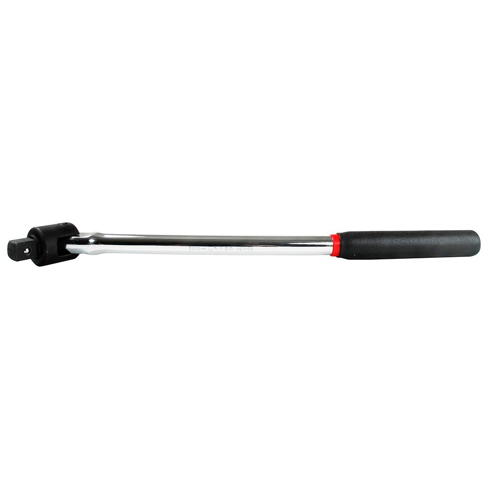 Mango articulado con mango rubber grip para dado cuadro de 1", 28-1/2" Urrea