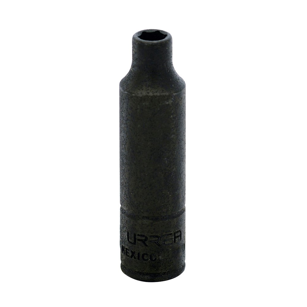 6 Pza Dado de impacto largo cuadro de 1/4", 6 puntas, en pulgadas, 1/4" Urrea
