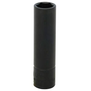6 Pza Dado de impacto largo cuadro de 1/4", 6 puntas, métrico, 9 mm Urrea