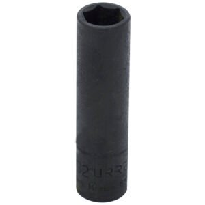 6 Pza Dado de impacto largo cuadro de 1/4", 6 puntas, en pulgadas, 11/32" Urrea