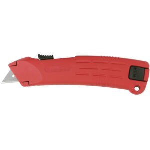 Navaja utilitaria retráctil automática de seguridad de 6-3/4" , cuerpo de zamac Urrea