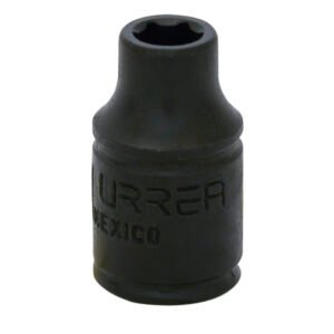 6 Pza Dado de impacto cuadro de 1/4", 6 puntas, métrico, 5 mm Urrea